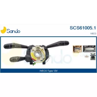 Commutateur de colonne de direction SANDO SCS61005.1