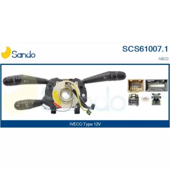 Commutateur de colonne de direction SANDO SCS61007.1