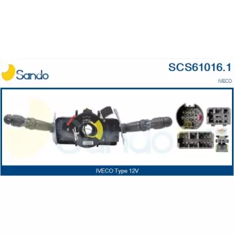 Commutateur de colonne de direction SANDO SCS61016.1