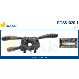 Commutateur de colonne de direction SANDO SCS61020.1