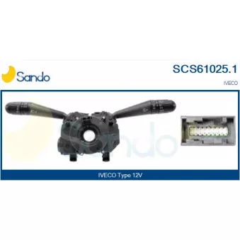 Commutateur de colonne de direction SANDO SCS61025.1