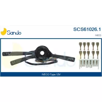 Commutateur de colonne de direction SANDO SCS61026.1