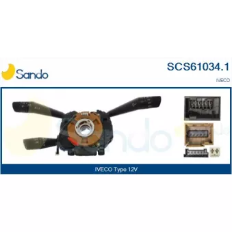 Commutateur de colonne de direction SANDO SCS61034.1