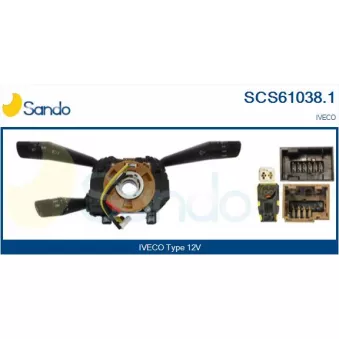 Commutateur de colonne de direction SANDO SCS61038.1