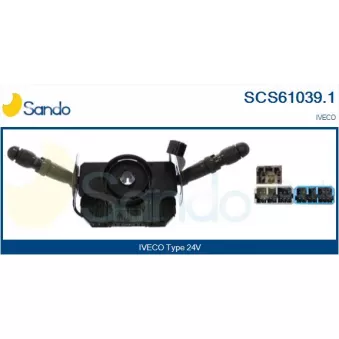 Commutateur de colonne de direction SANDO SCS61039.1