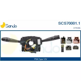 Commutateur de colonne de direction SANDO SCS70001.1
