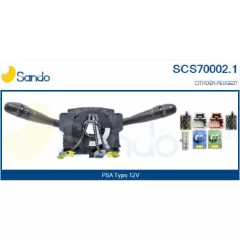 Commutateur de colonne de direction SANDO SCS70002.1