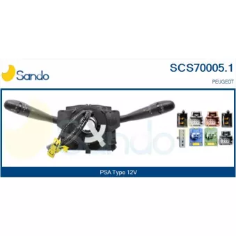 Commutateur de colonne de direction SANDO SCS70005.1