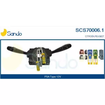 Commutateur de colonne de direction SANDO SCS70006.1
