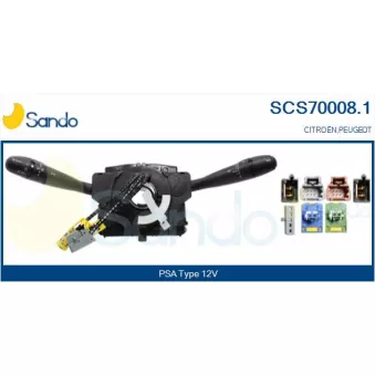 Commutateur de colonne de direction SANDO SCS70008.1