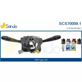 Commutateur de colonne de direction SANDO SCS70009.1