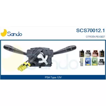 Commutateur de colonne de direction SANDO SCS70012.1