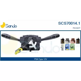 Commutateur de colonne de direction SANDO SCS70014.1