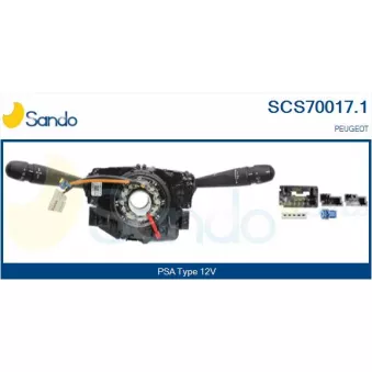 Commutateur de colonne de direction SANDO SCS70017.1