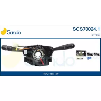 Commutateur de colonne de direction SANDO SCS70024.1