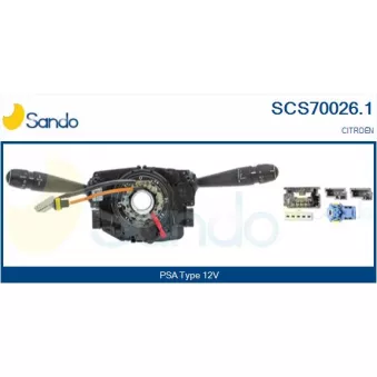 Commutateur de colonne de direction SANDO SCS70026.1