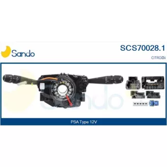 Commutateur de colonne de direction SANDO SCS70028.1
