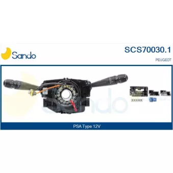 Commutateur de colonne de direction SANDO SCS70030.1