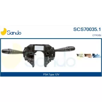 Commutateur de colonne de direction SANDO SCS70035.1