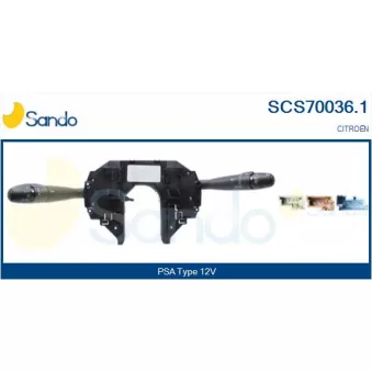 Commutateur de colonne de direction SANDO SCS70036.1