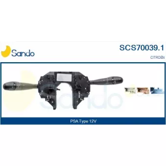 Commutateur de colonne de direction SANDO SCS70039.1