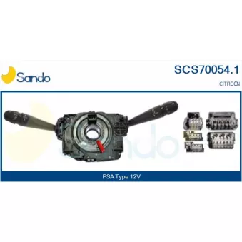 Commutateur de colonne de direction SANDO SCS70054.1