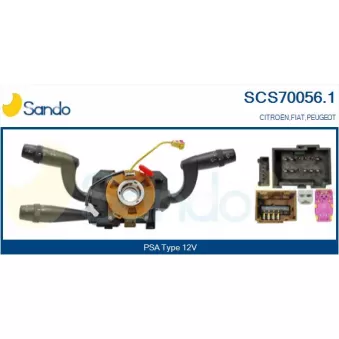 Commutateur de colonne de direction SANDO SCS70056.1
