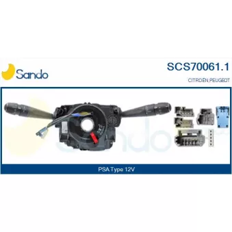 Commutateur de colonne de direction SANDO SCS70061.1
