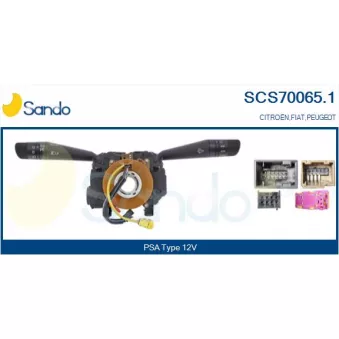 Commutateur de colonne de direction SANDO SCS70065.1
