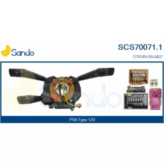 Commutateur de colonne de direction SANDO SCS70071.1