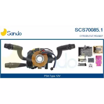 Commutateur de colonne de direction SANDO SCS70085.1