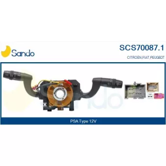 Commutateur de colonne de direction SANDO SCS70087.1