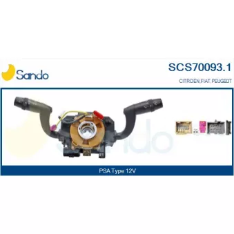 Commutateur de colonne de direction SANDO SCS70093.1