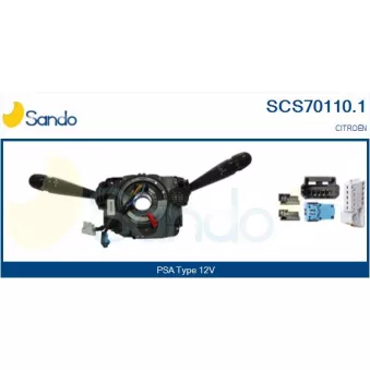 Commutateur de colonne de direction SANDO SCS70110.1