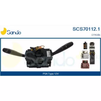 Commutateur de colonne de direction SANDO SCS70112.1