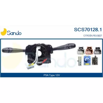 Commutateur de colonne de direction SANDO SCS70128.1