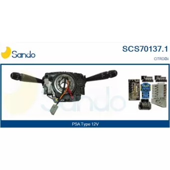 Commutateur de colonne de direction SANDO SCS70137.1