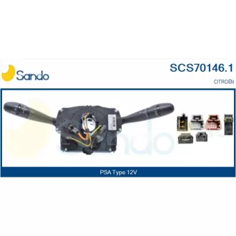 Commutateur de colonne de direction SANDO SCS70146.1
