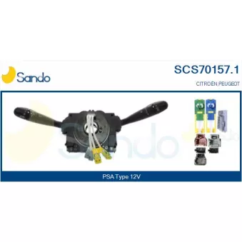 Commutateur de colonne de direction SANDO SCS70157.1