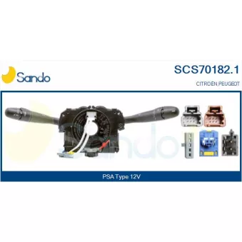 Commutateur de colonne de direction SANDO SCS70182.1
