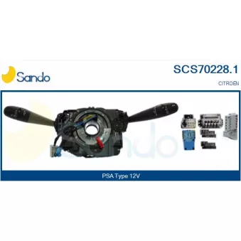 Commutateur de colonne de direction SANDO SCS70228.1