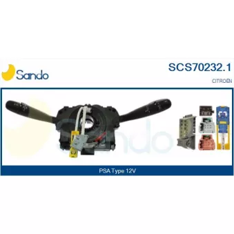 Commutateur de colonne de direction SANDO SCS70232.1