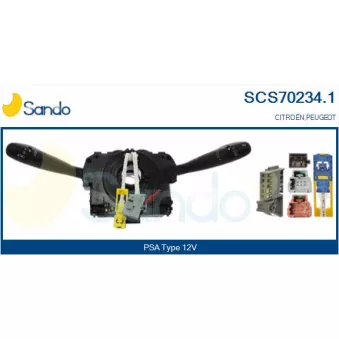 Commutateur de colonne de direction SANDO SCS70234.1