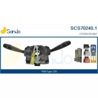 Commutateur de colonne de direction SANDO SCS70240.1