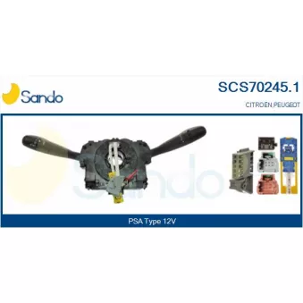 Commutateur de colonne de direction SANDO SCS70245.1