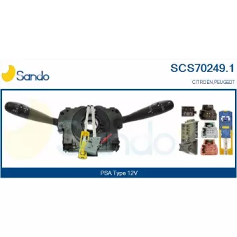 Commutateur de colonne de direction SANDO SCS70249.1