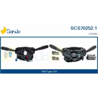 Commutateur de colonne de direction SANDO SCS70252.1