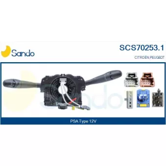 Commutateur de colonne de direction SANDO SCS70253.1
