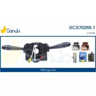 Commutateur de colonne de direction SANDO SCS70269.1