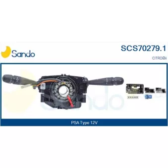 Commutateur de colonne de direction SANDO SCS70279.1